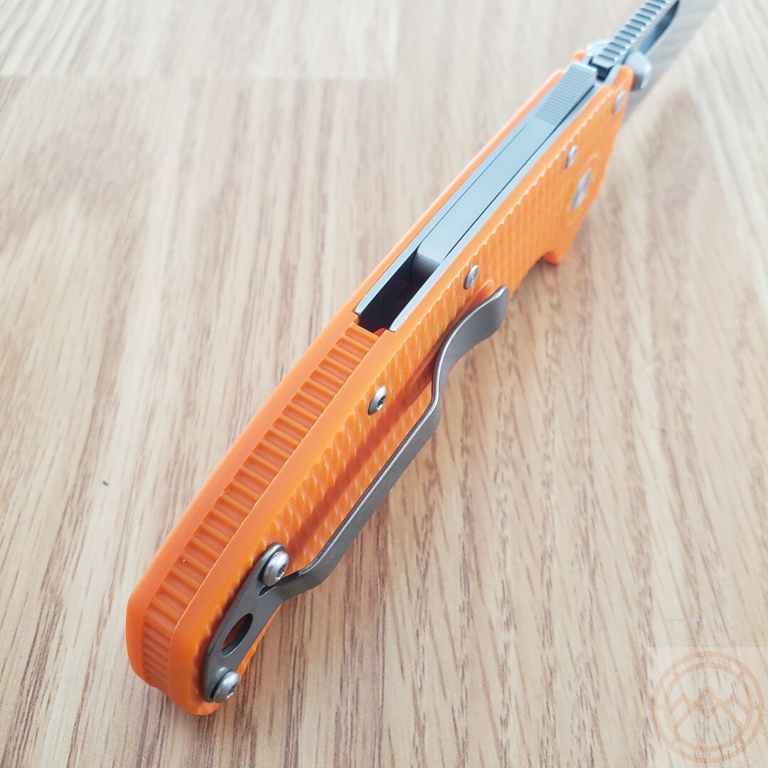 Demko AD 20.5 Shark-Lock Folding Knife 3.25″ D2 Tool Steel Blade Org G10 Handle