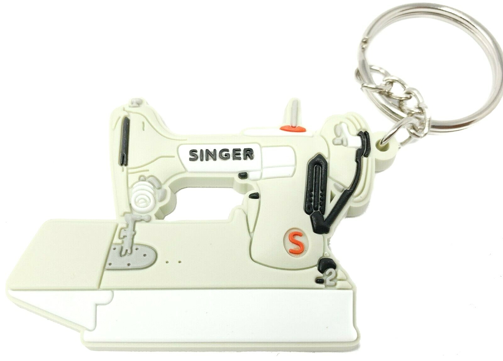 Singer Featherweight 221 Sewing Machine Keychain