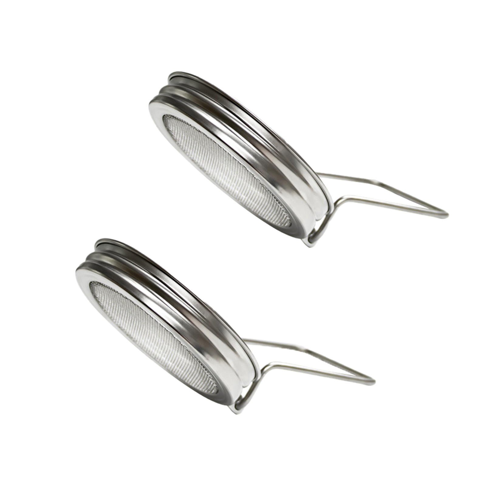 2 Pcs Stainless Steel Sprouting Lids for 3.39-Inch Mason Jars