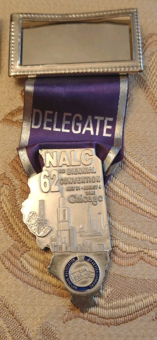 Vintage N.A.L.C Convention Delegate Pin Lot of 3 – 1992,1997,2000