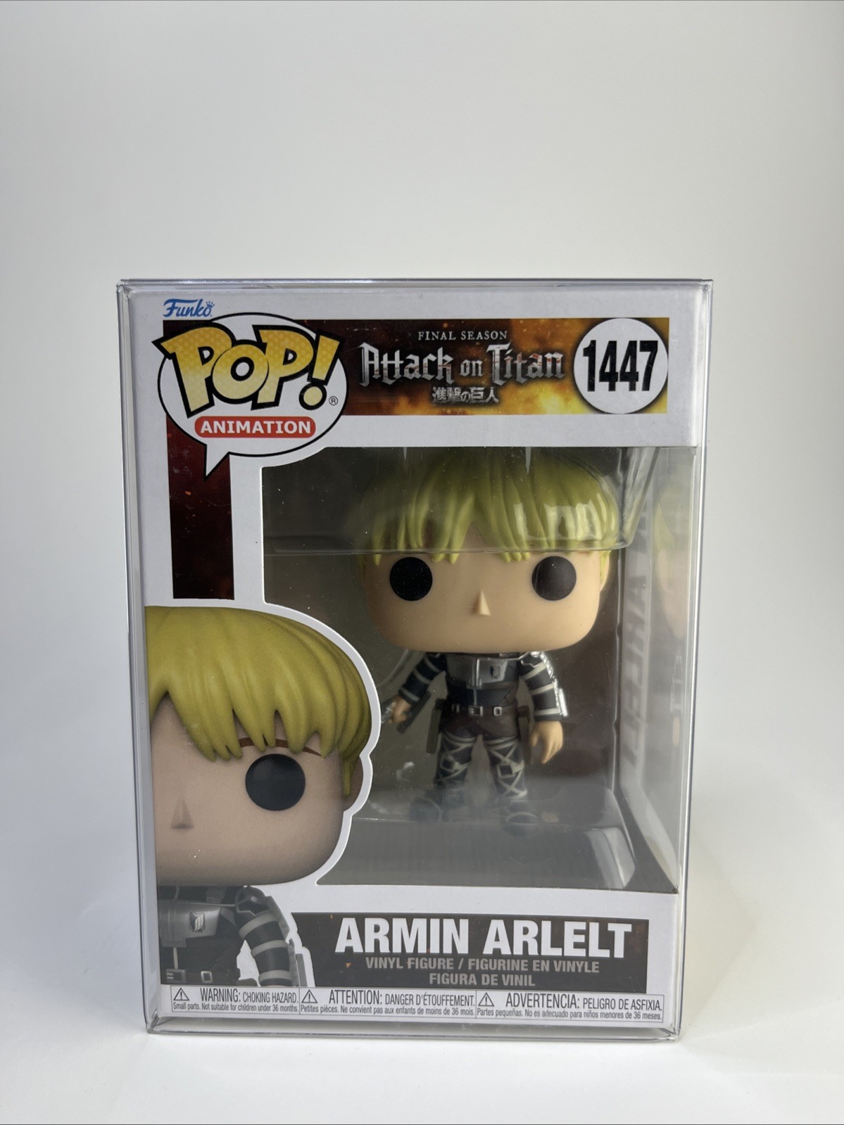Armin Arlert #1447 Funko Pop Attack on Titan Final Season Animation Vinyl Figure