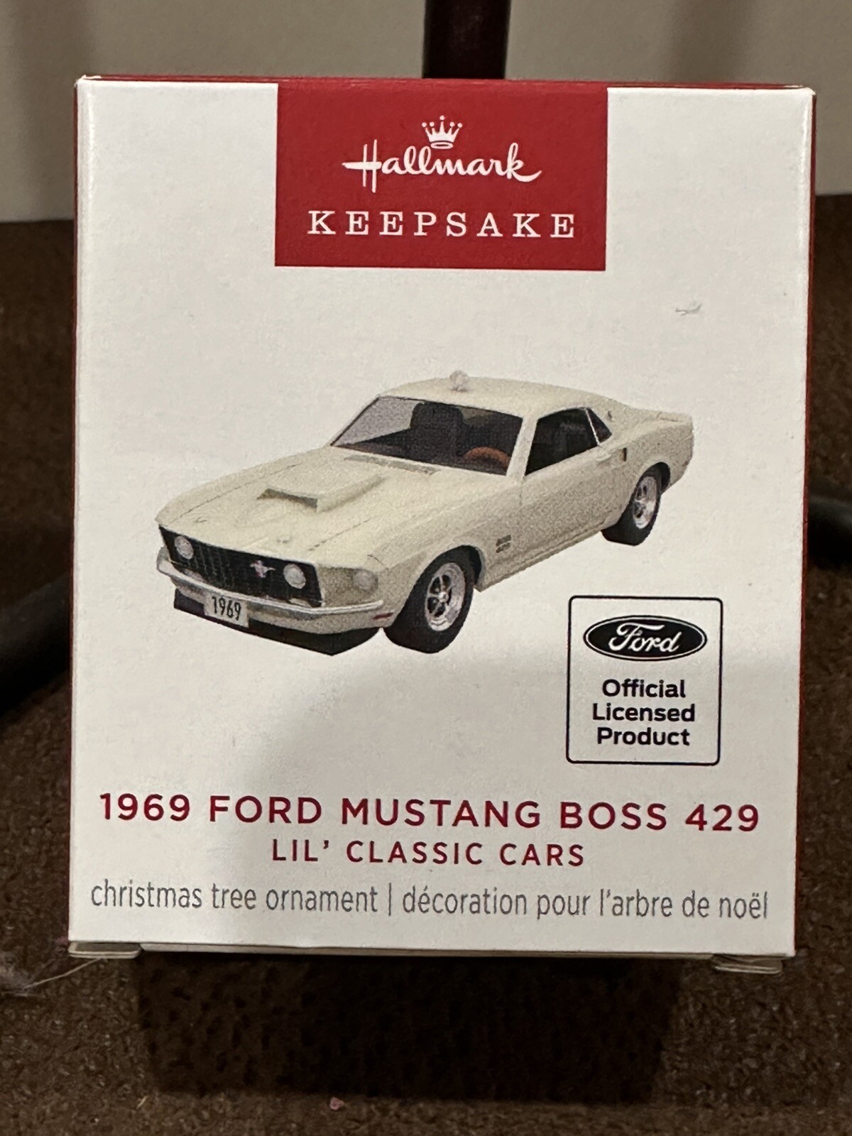 Hallmark Miniature Ornament 1969 Ford Mustang Boss 429 ‘lil Classic Cars Series
