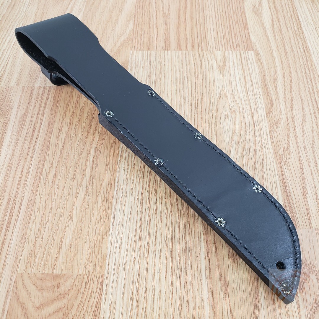 Ontario Marine Combat Fixed Knife 7″ 1095HC Steel Blade Black Synthetic Handle