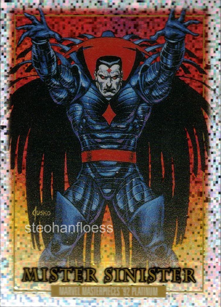 2024 ’92 Marvel Masterpieces Platinum Mini Boxes Parallel #58 Mister Sinister