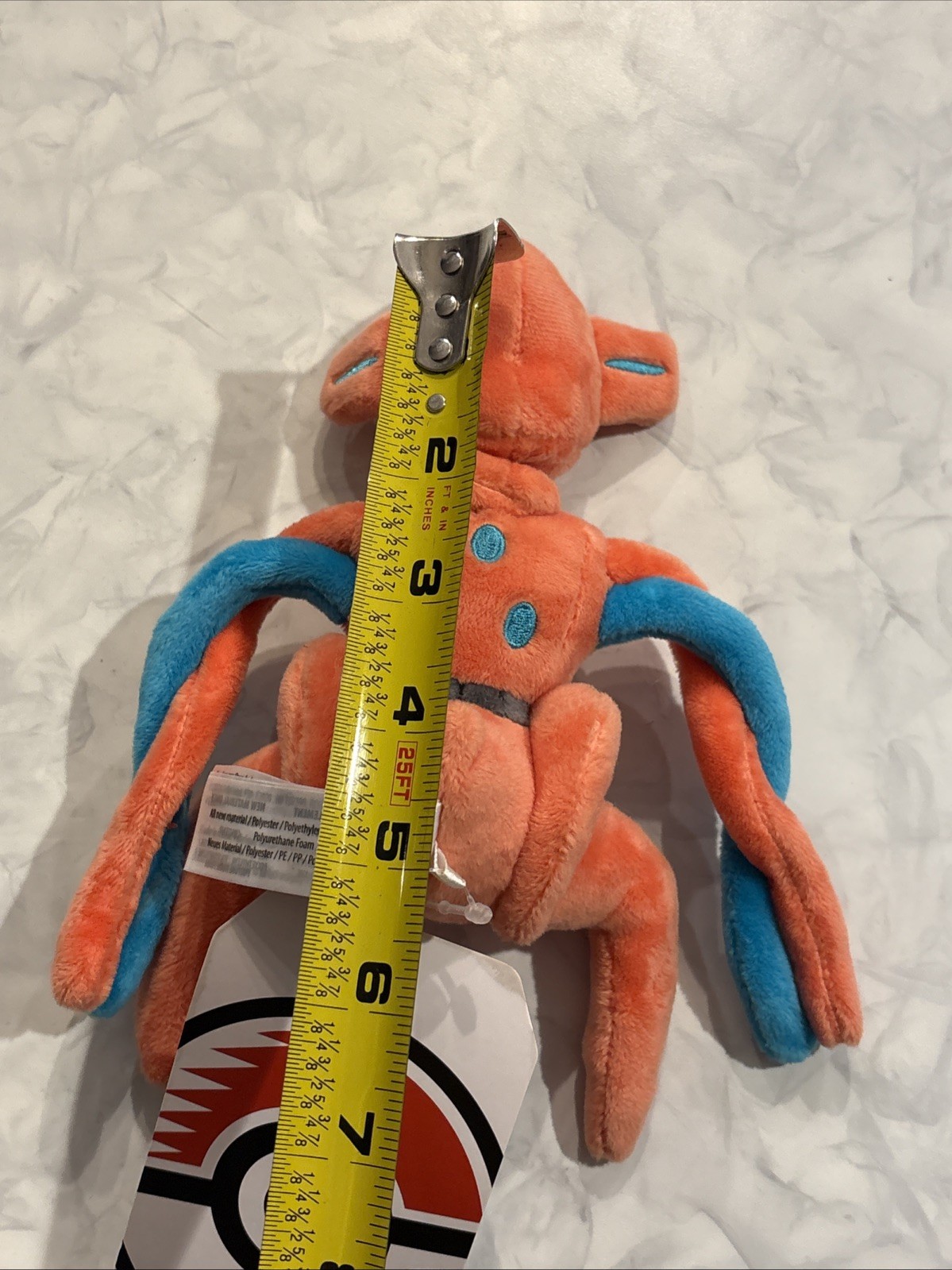 Pokemon Center Pokemon Fit Deoxys Plush Toy 14.5cm Original
