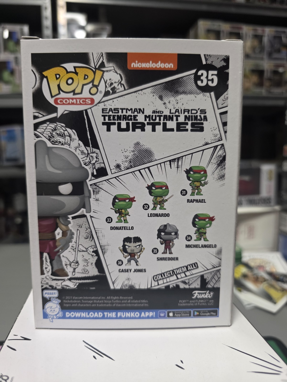 SHREDDER Funko Pop! Teenage Mutant Ninja Turtles #35 PX Exclusive NEW