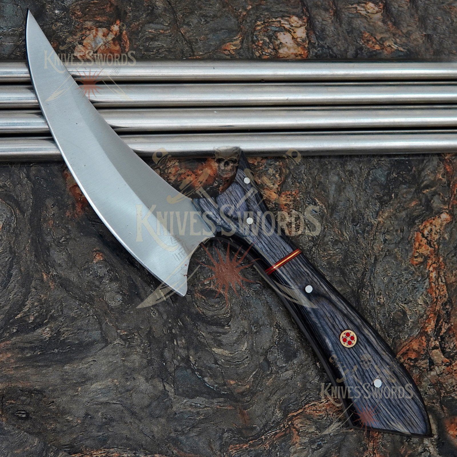 Custom Handmade High-Quality Stainless steel Collectible Alloy Rosewood knife