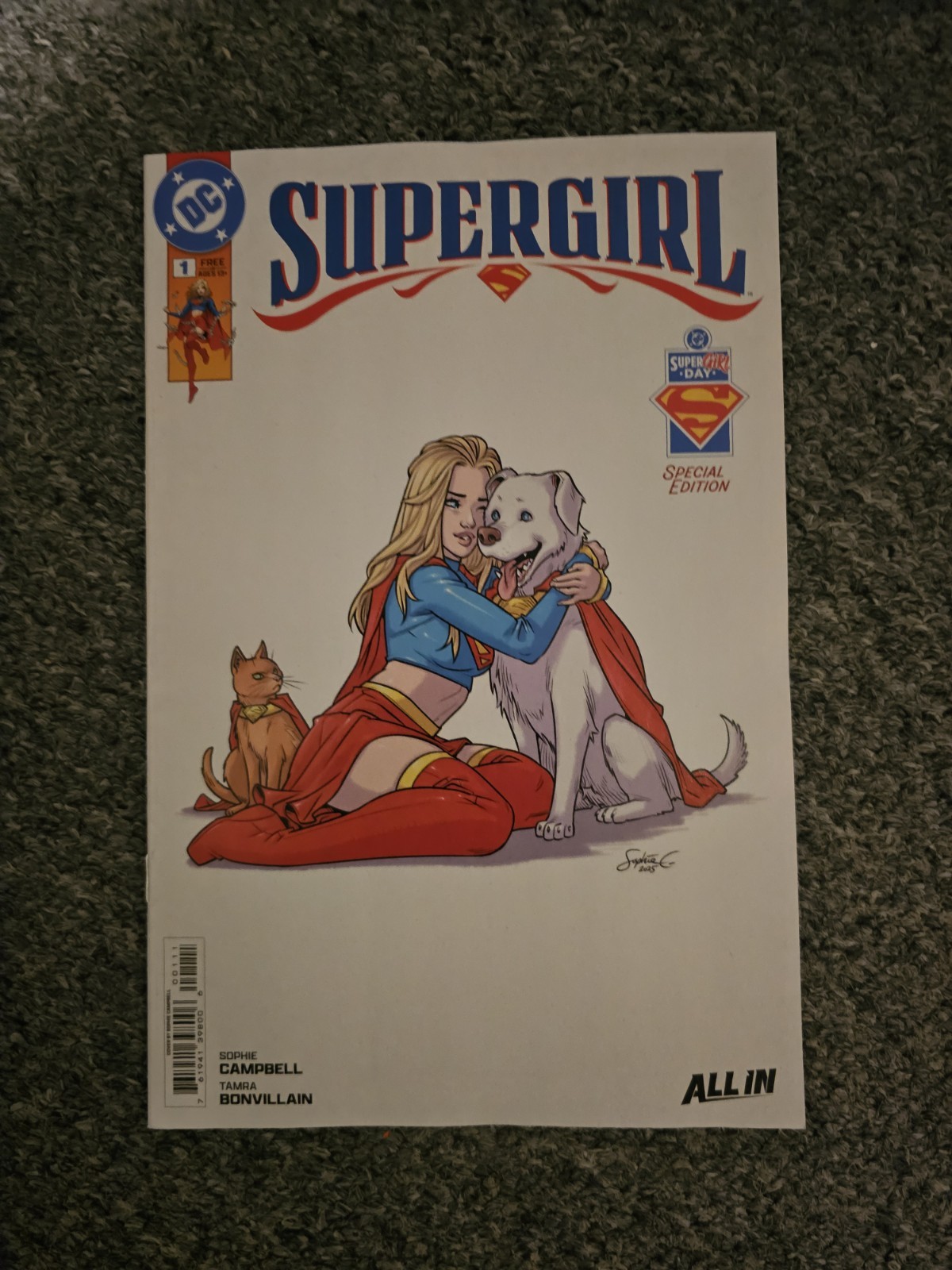 SUPERGIRL #1 SUPERMAN DAY SPECIAL EDITION DC COMICS (2026) KRYPTO UNREAD NM