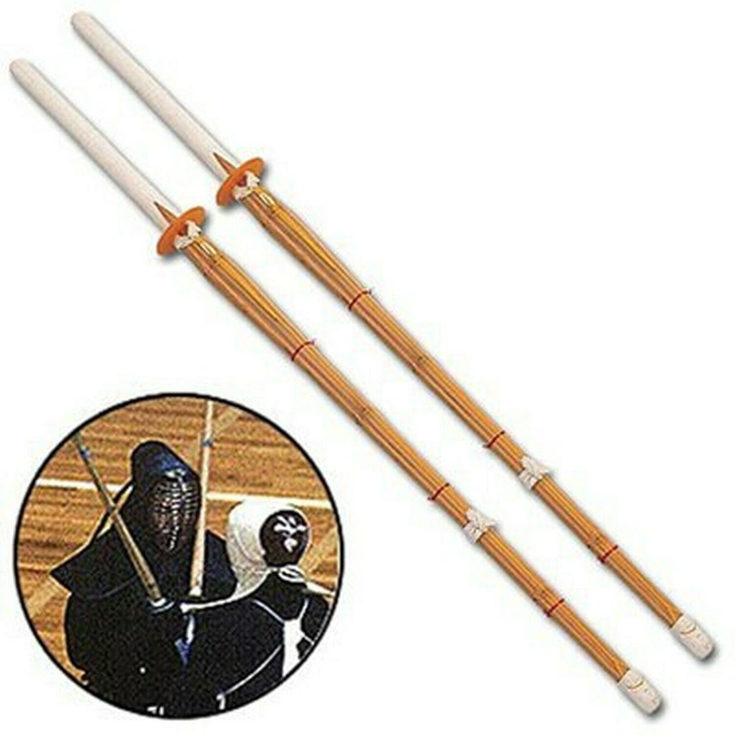 Kendo Shinai Bamboo Practice Katana 42″ Set of 2