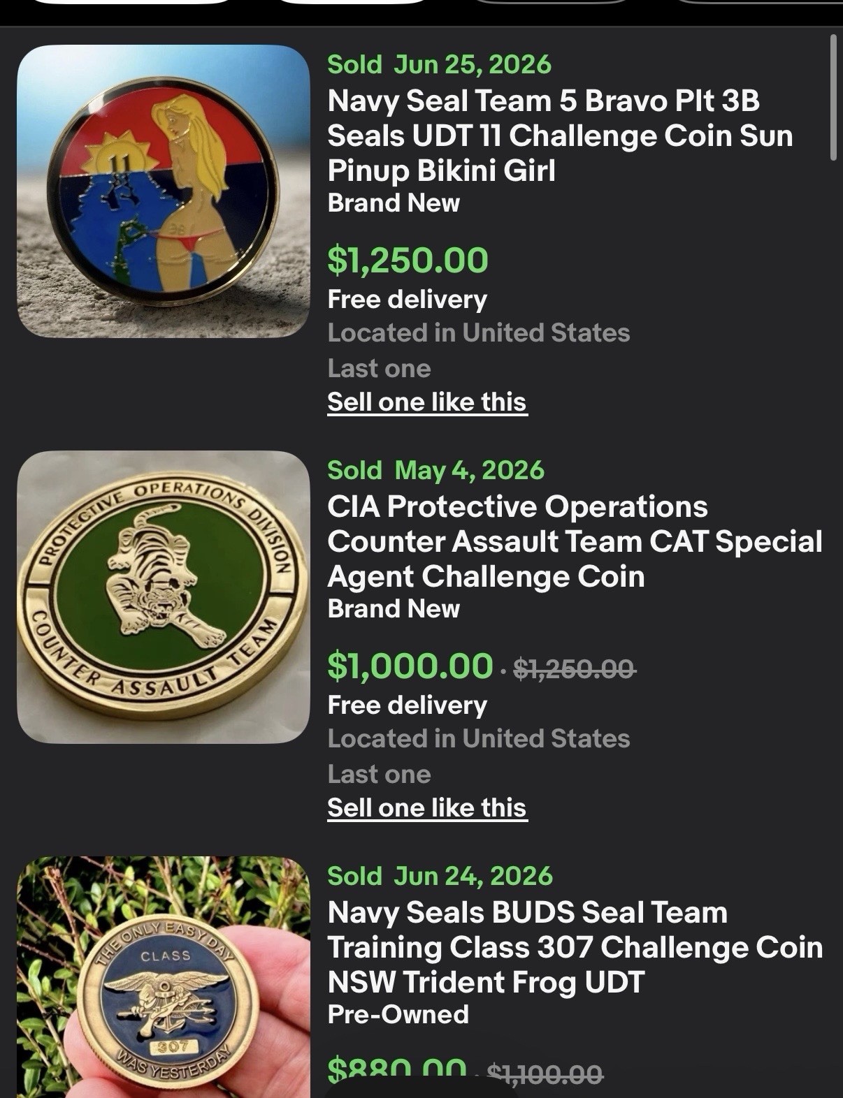 Navy Seal Team 5 Bravo Plt 3B Seals UDT 11 Challenge Coin Sun Pinup Bikini Girl