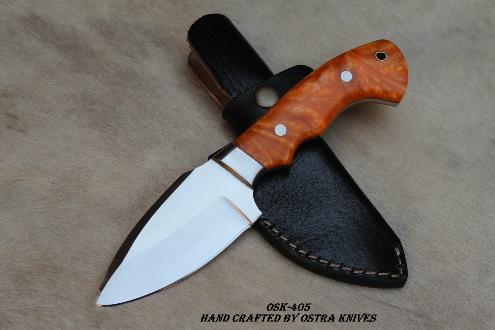 1095 HIGH CARBON STEEL HANDMADE HUNTING SKINNING CAMPING EDC FIX BLADE KNIFE