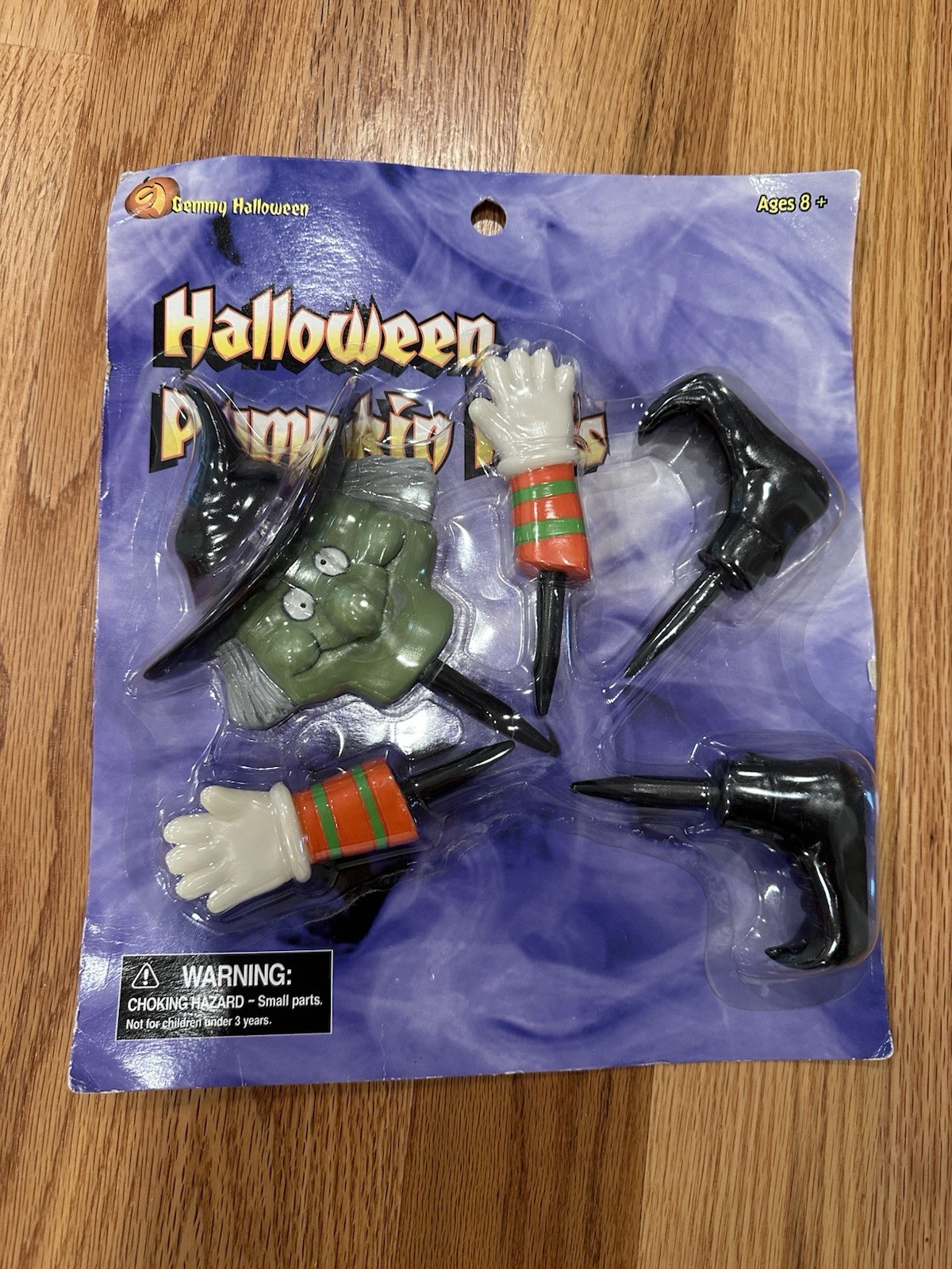 VTG Gemmy 2002 Halloween Pumpkin People Witch Jack O Lantern Pumpkin Kit NOS