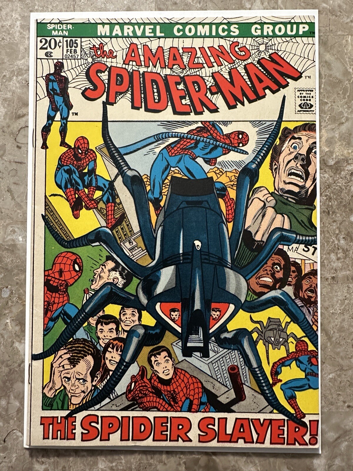 Amazing Spider-Man #105 VF (1972 Marvel Comics)