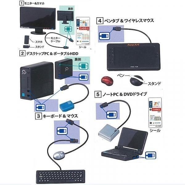 Handheld PCs & Supplies Complete set of 5 Gashapon Capsule Toys Gacha