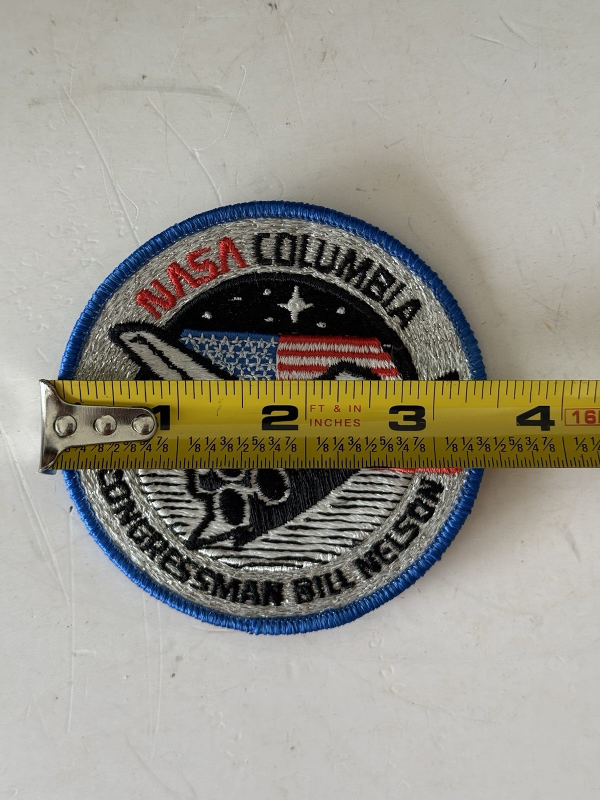 NASA Columbia Patch. Congressman Bill Nelson. NOS