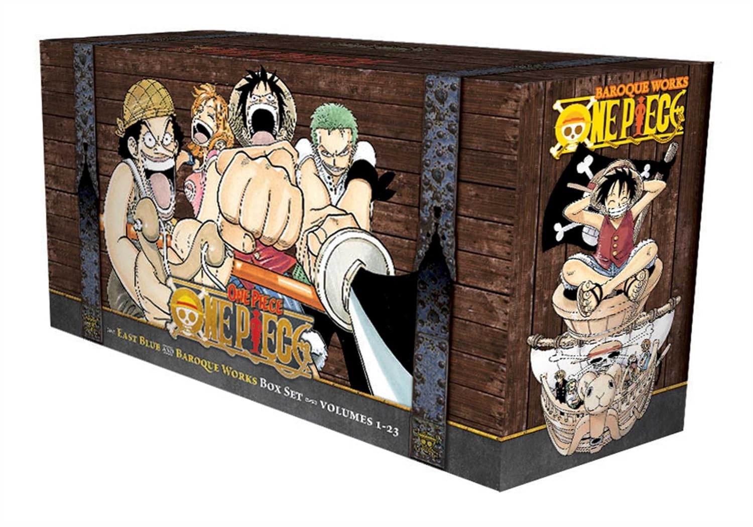 Manga Books One Piece Box Set: East Blue and Baroque Works, Volumes 1-23
