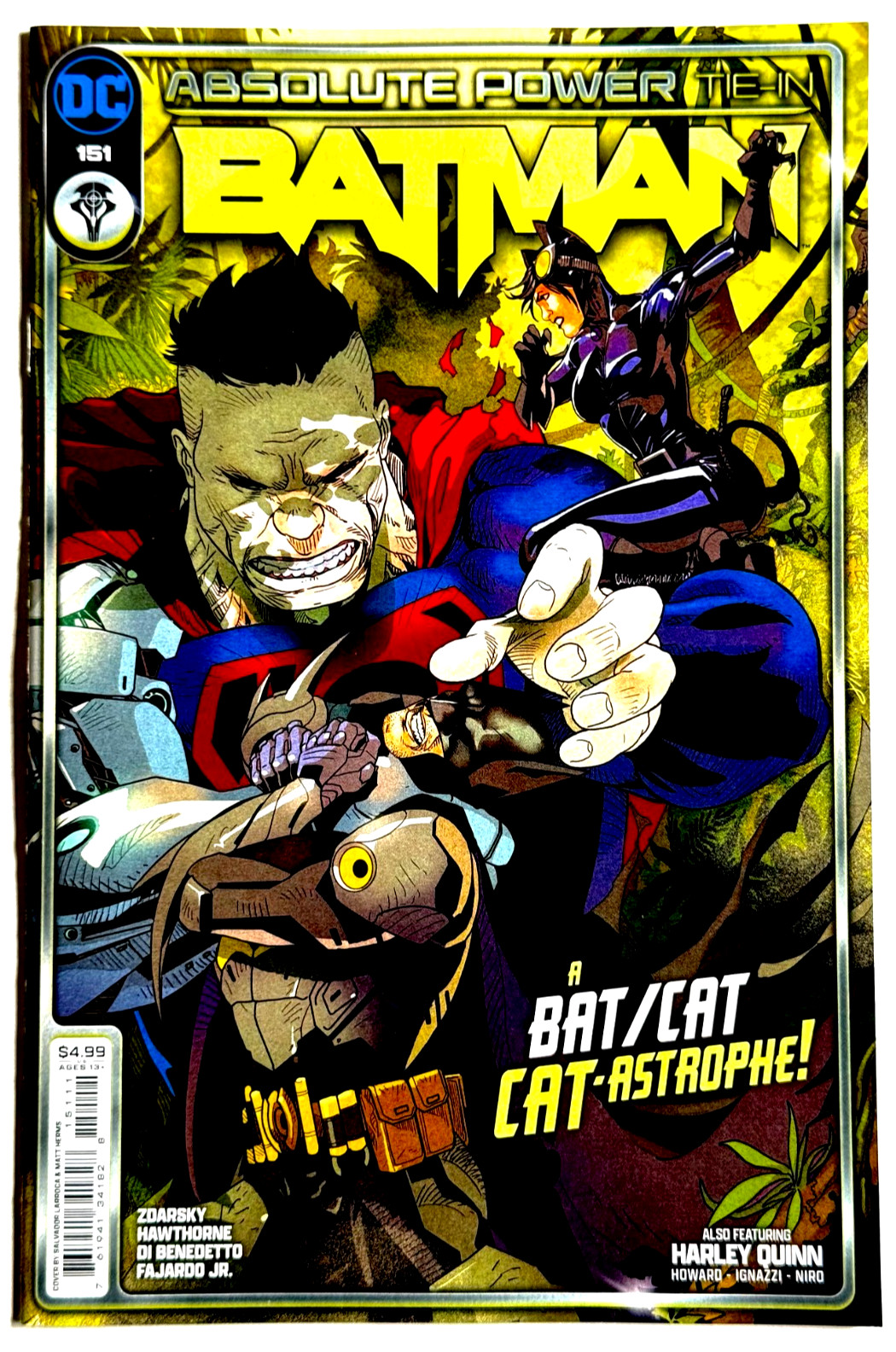 BATMAN #151 CVR A SALVADOR LARROCA ABSOLUTE POWER TIE-IN 1ST PRINT 2024 DC NM