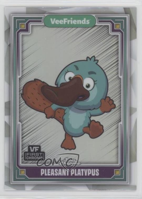 2025 Topps Chrome VeeFriends Refractor Pleasant Platypus #87 6ns