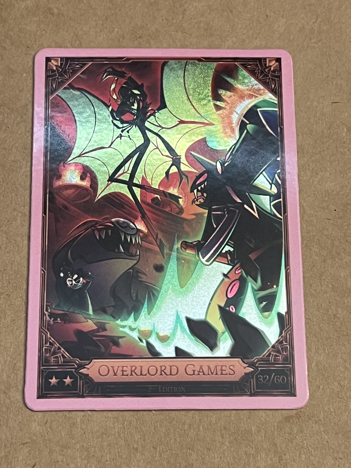 Hazbin Hotel Season Two 2nd Edition – Overlord Games 32/60 Pink Foil