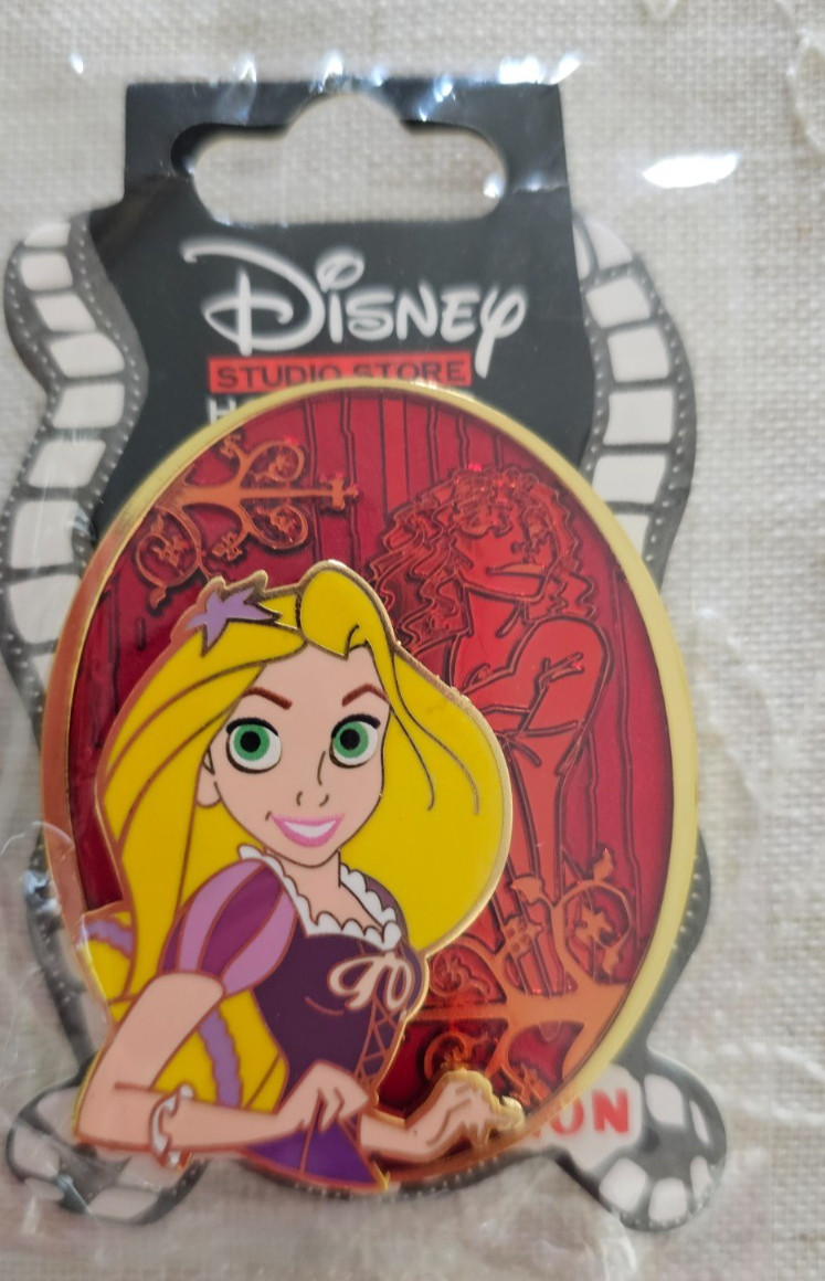 DISNEY PIN RAPUNZEL PRINCESS LARGE DOUBLE LAYERED 1 PIN AS SHOWN