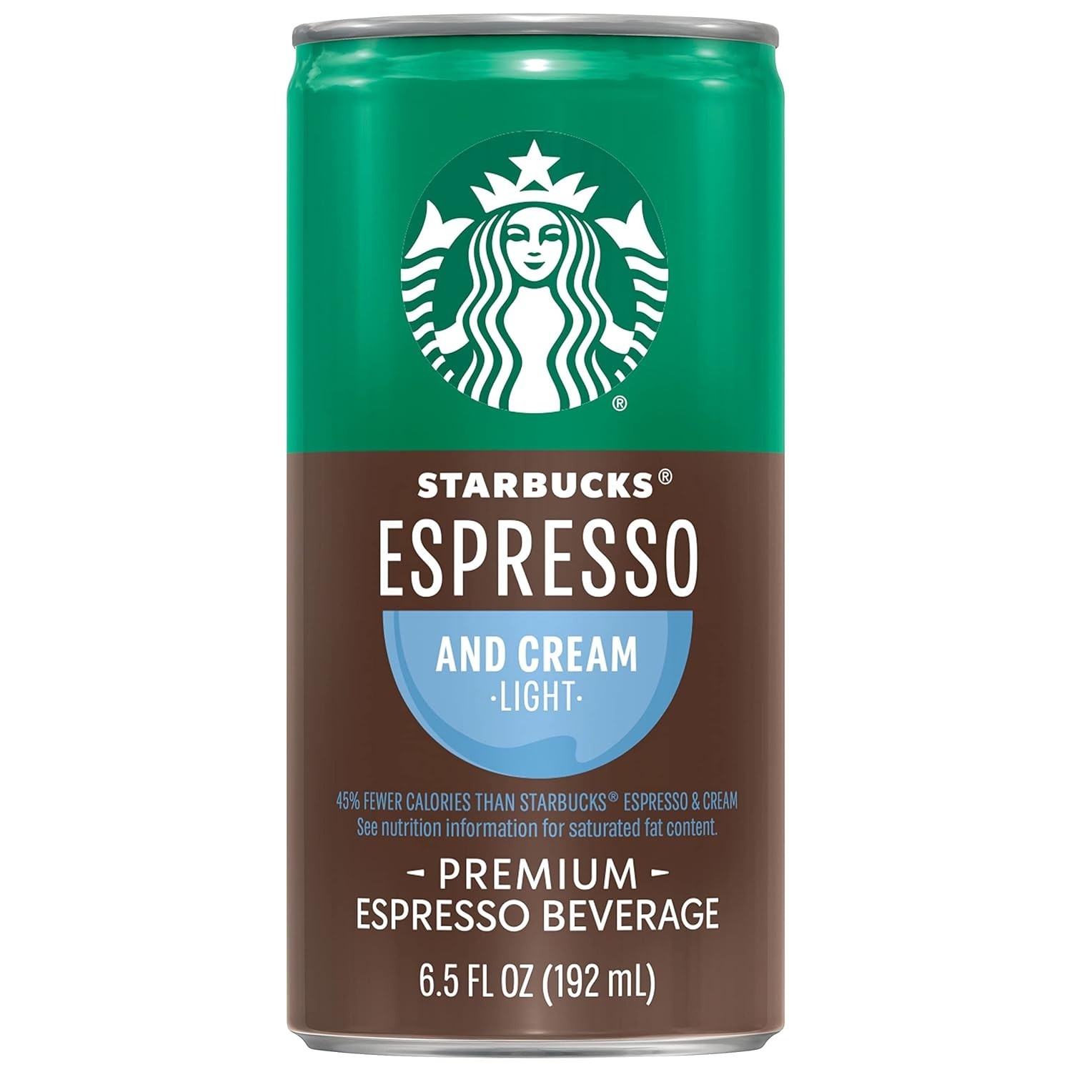 On-the-Go Espresso & Cream Light, 6.5 Oz Cans – 12 Pack for Energizing Moments