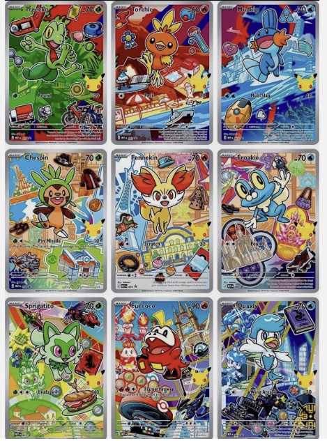 Series 3 First Partner Illustration COMPLETE SET (9 cards)