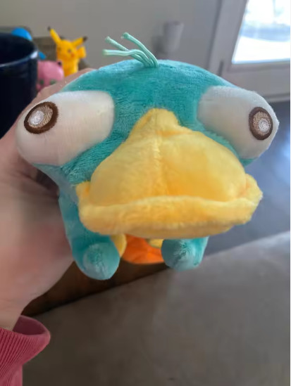 Disney Phineas and Ferb 9″ Plush Figure Perry the Platypus NWT