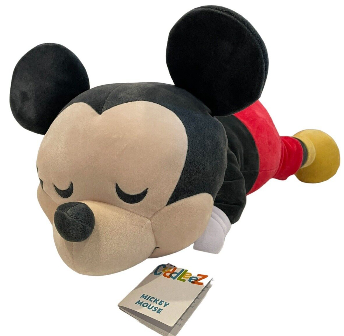 New Disney Cuddleez Large 25” Soft Plush Mickey Mouse Pillow Pal