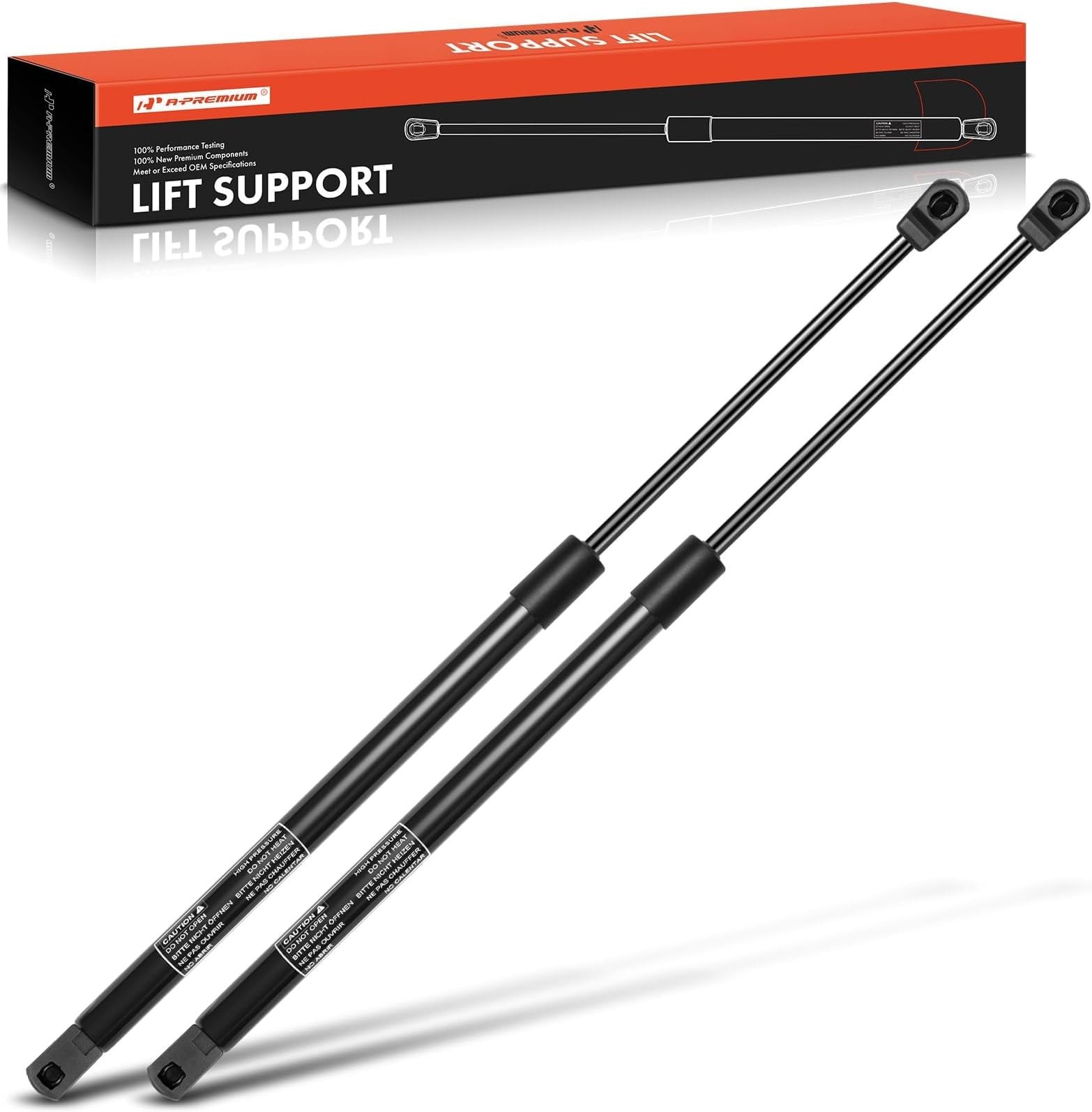 A-Premium Front Hood Lift Supports Shock Struts Compatible with Select Ford M…