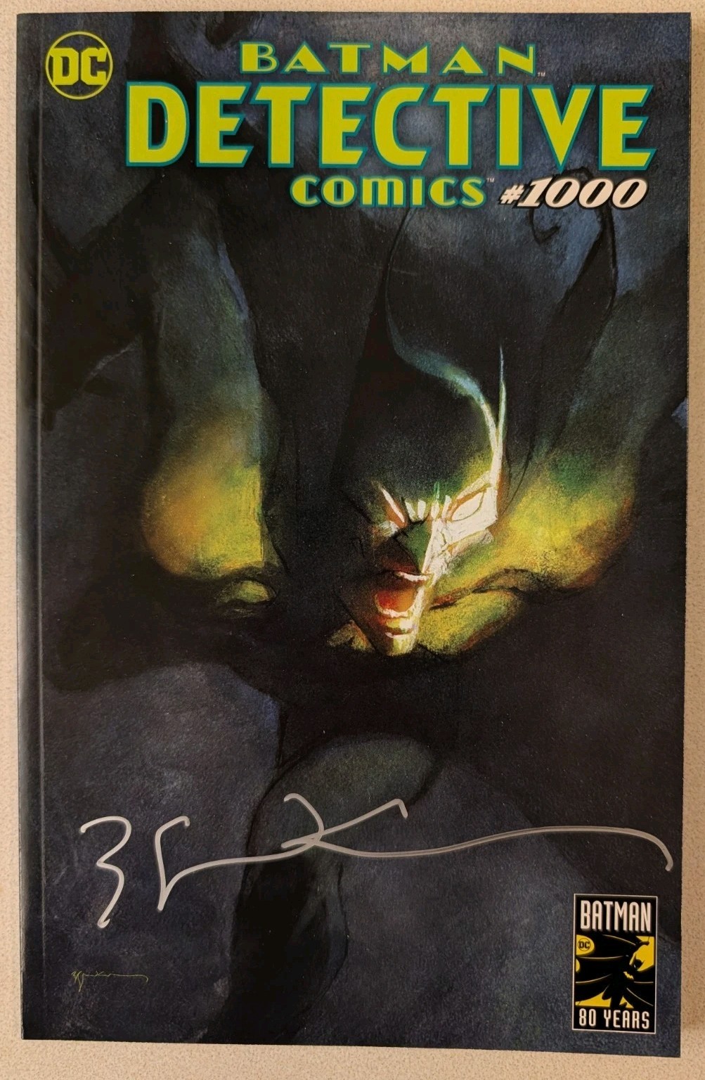 DETECTIVE COMICS 1000 BILL SIENKIEWICZ STORE EXCLUSIVE SIGNED W/COA LTD TO 100