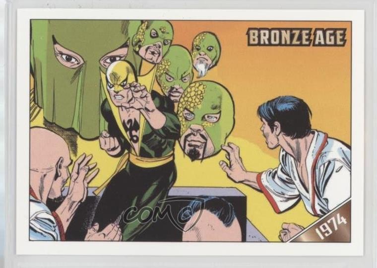 2012 Rittenhouse Marvel Bronze Age White Plastic Iron Fist Premier #29 d8k
