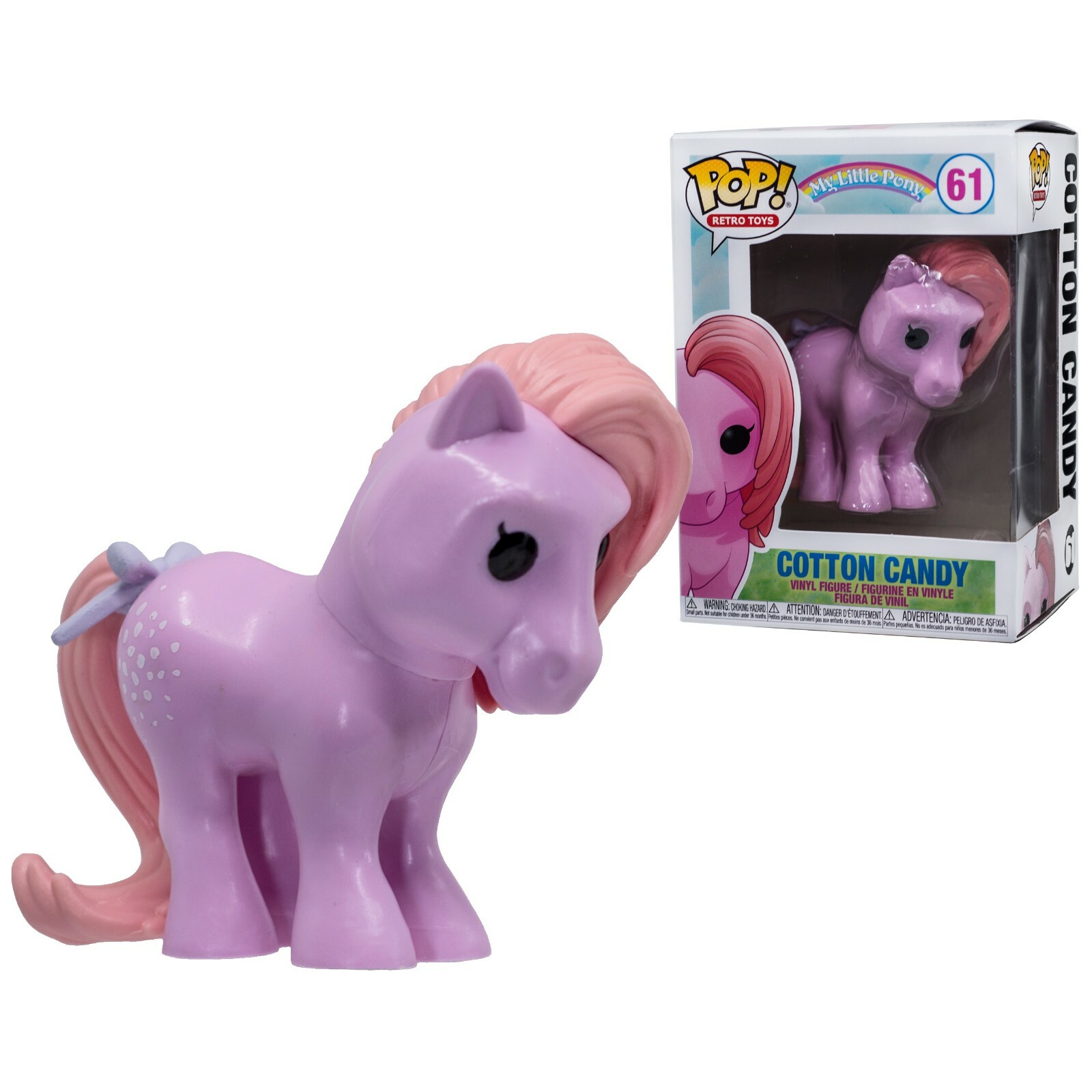 My Little Pony Cotton Candy Funko Pop #61 Retro Toys Vinyl Figure Brand New!