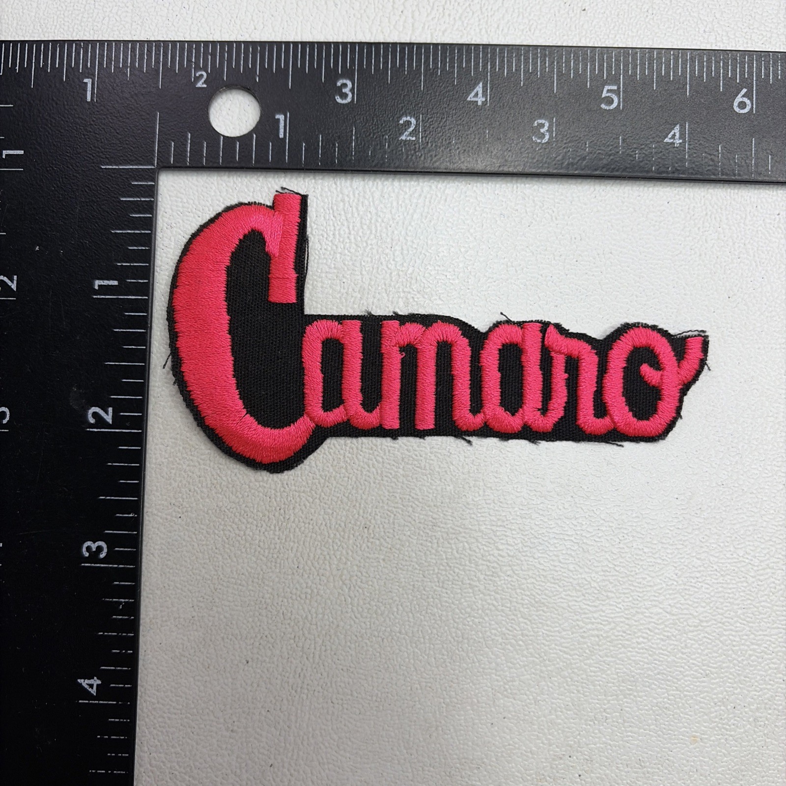 NOS c 2010s Bright Color On Black CHEVROLET CAMARO Car Auto Patch 00PN