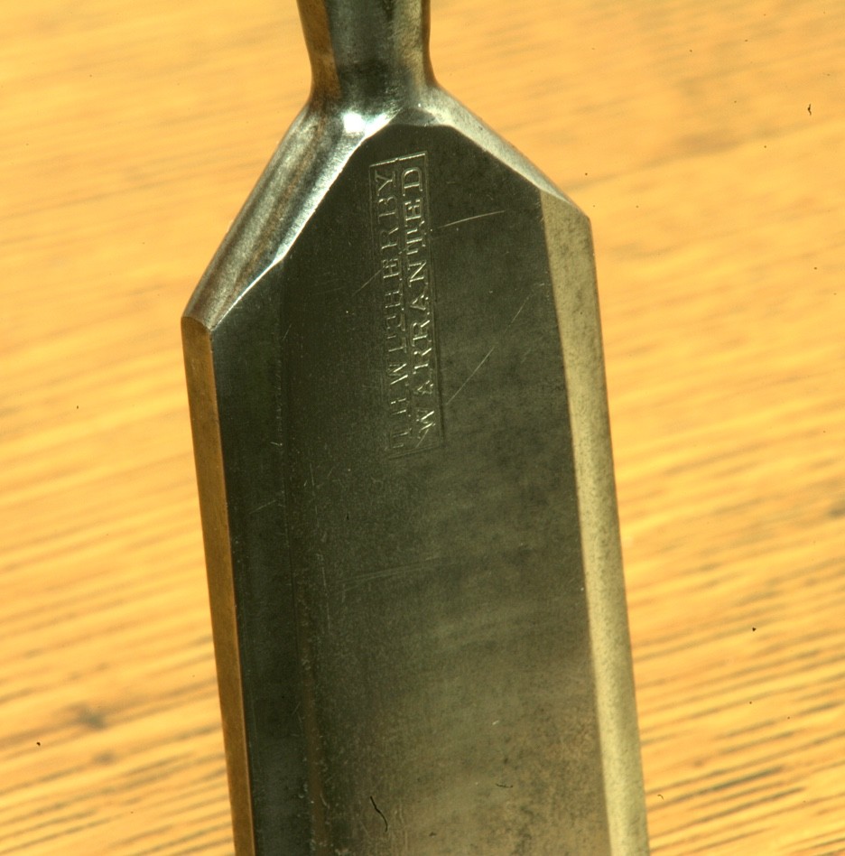 Antique Witherby 1 1/2” Beveled edge socket Chisel excellent Circa 1910