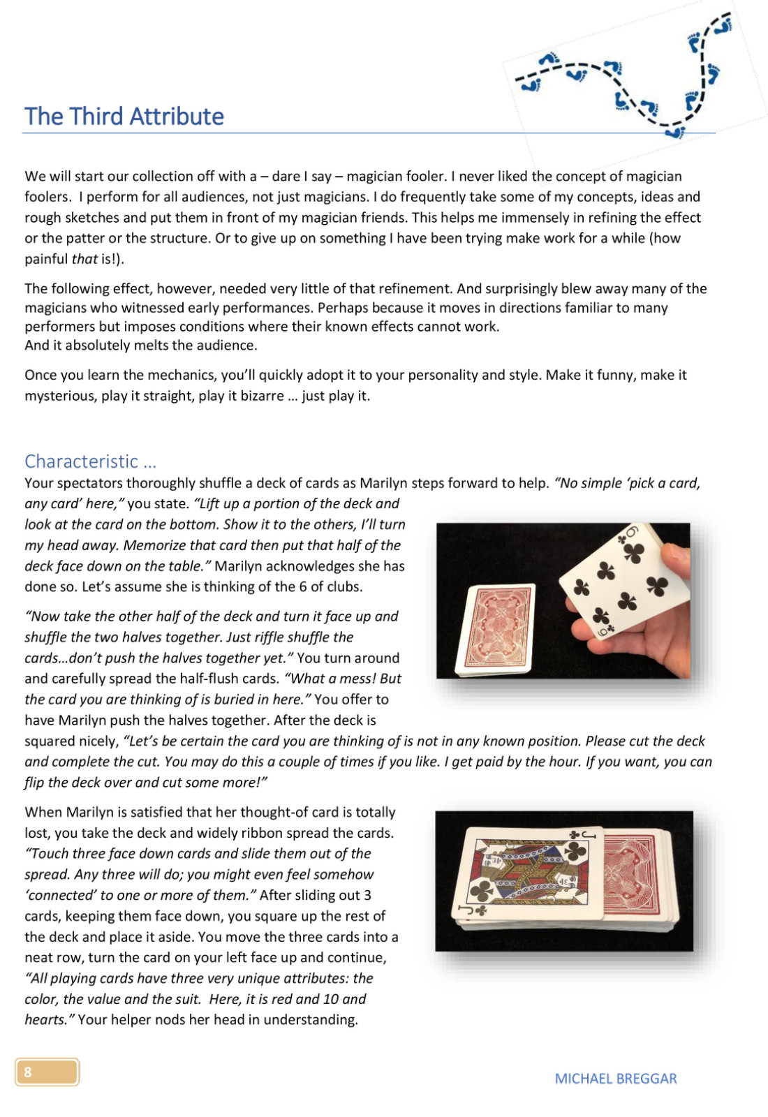 Dancing with the Cards by Michael Breggar