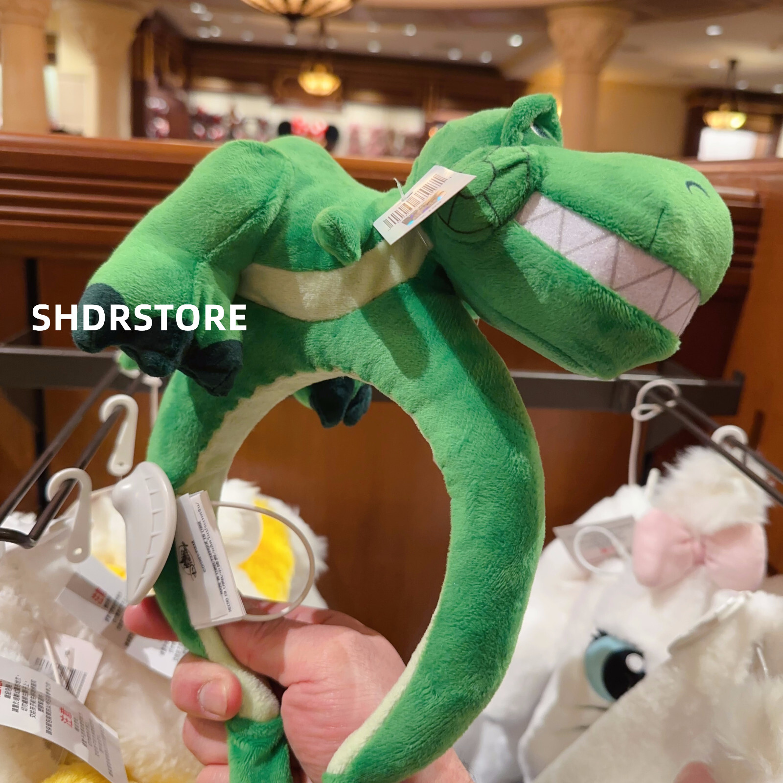 Disney authentic rex toy story movable ear headband disneyland exclusive