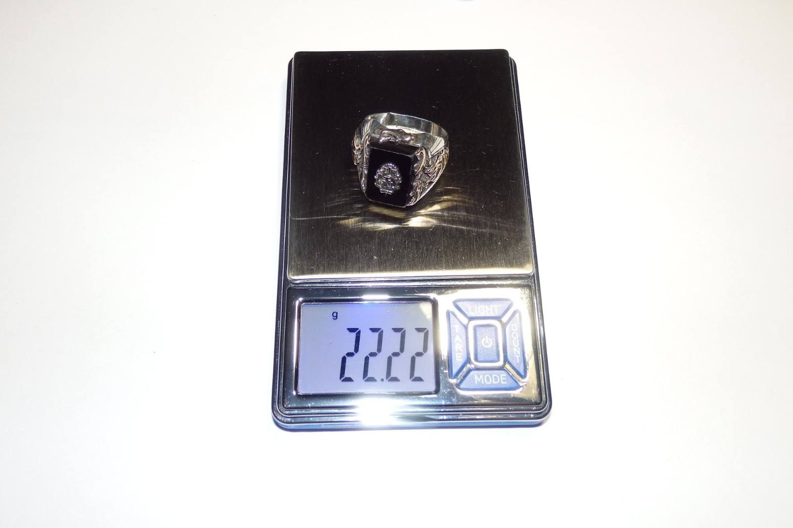 Rare Antique Phi Sigma Kappa Sterling Silver/10k Gold Nautical Fraternity Ring