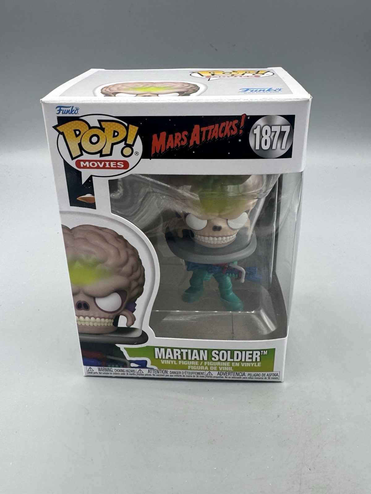 Funko Pop! Mars Attacks Martian Soldier Vinyl Figure #1877