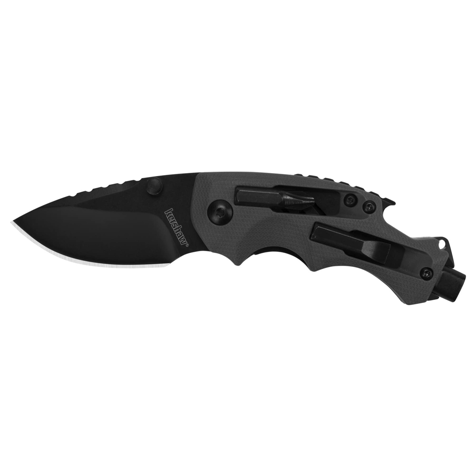Kershaw Shuffle 2.4-Inch 8Cr13MoV Steel Pocket Knife with Black Oxide Coating…