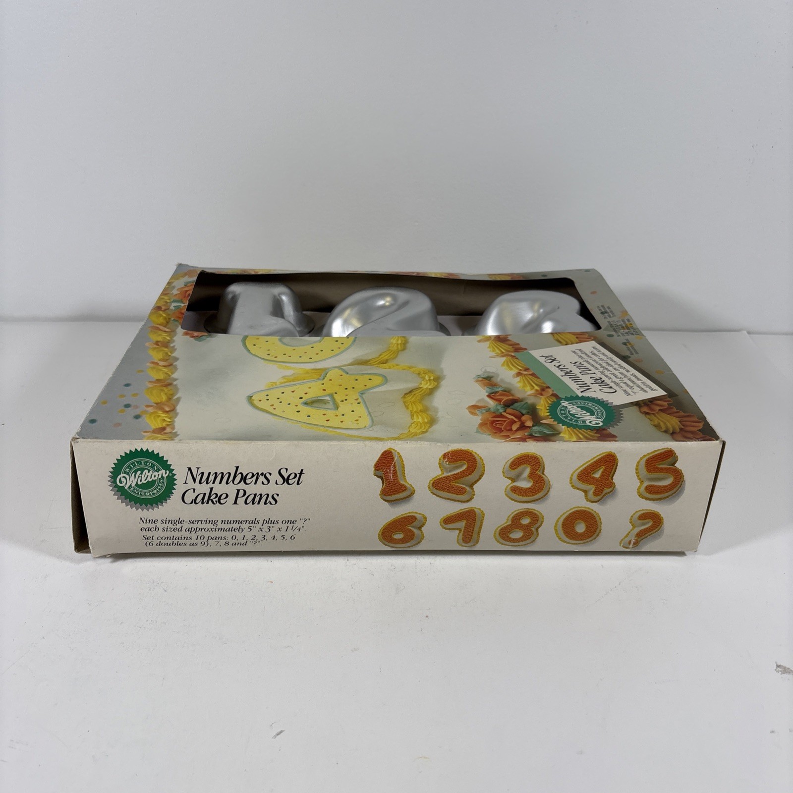 Wilton Numbers Cake Pan Set | 10 individual pans ( 0 1 2 3 4 5 6 7 8 ? )