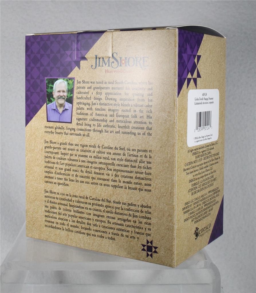 Jim Shore – GOLDEN DOODLE – 2026 Hanging Ornament – 6019338 – New in Box