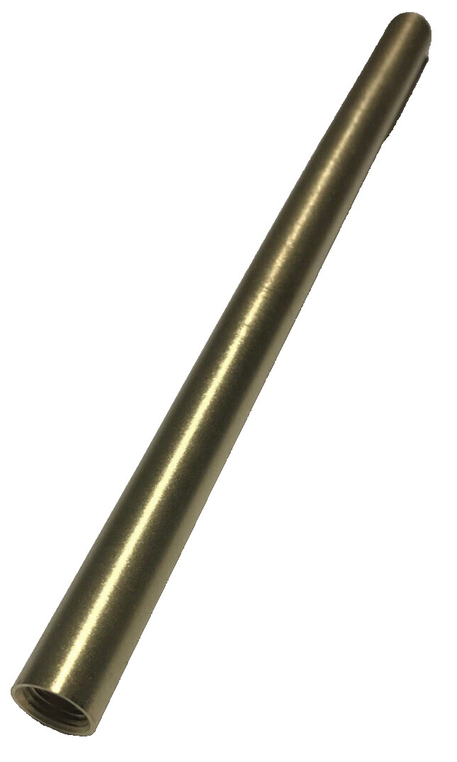New 8″ Brushed Brass Female Threaded Lamp Pipe, Rod, 1/8F Tap (3/8″) #SP222U