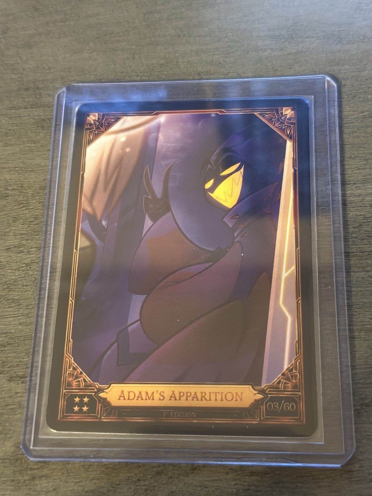 Hazbin Hotel Season 2 Adam’s Apparition 3/60 1st Edition Trading Card ULTRA RARE