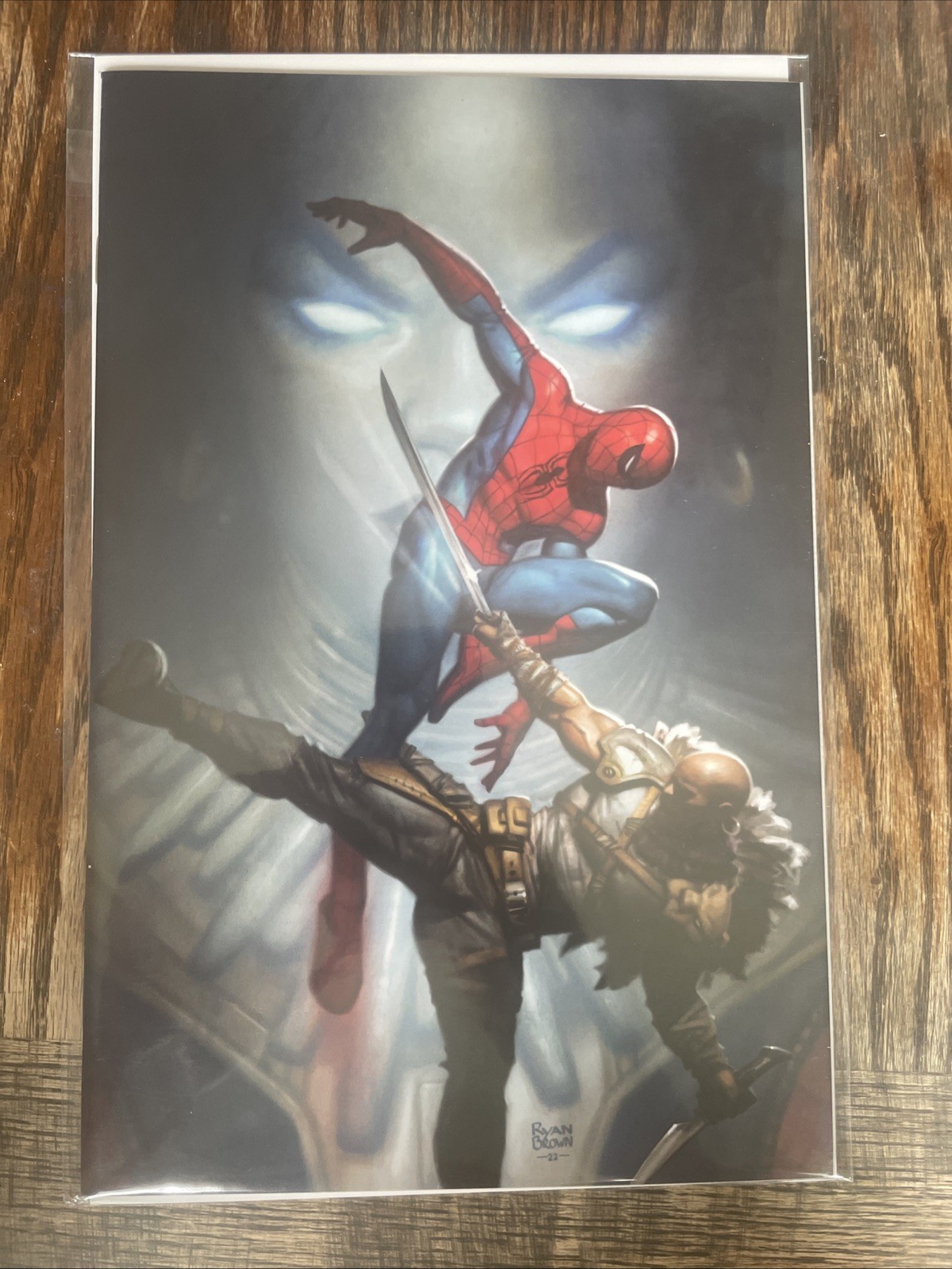 Spider-Man: The Lost Hunt #4 – Ryan Brown Virgin C2E2/Megacon Variant – COA. NM+