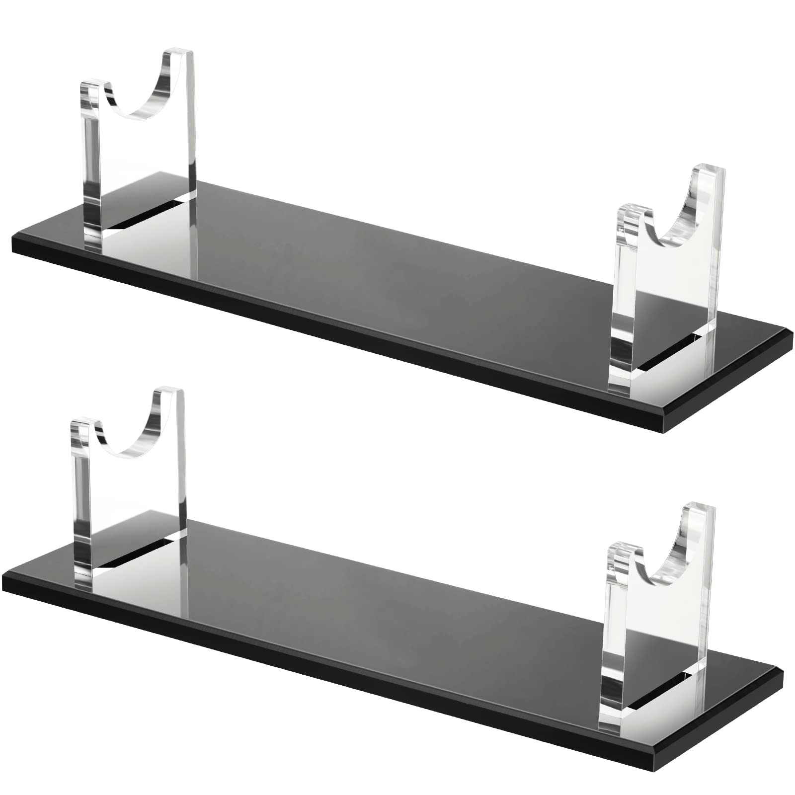 Yalikop Acrylic Sword Stand – 2 Piece Desktop Sword Holder – Decorative Fixed…