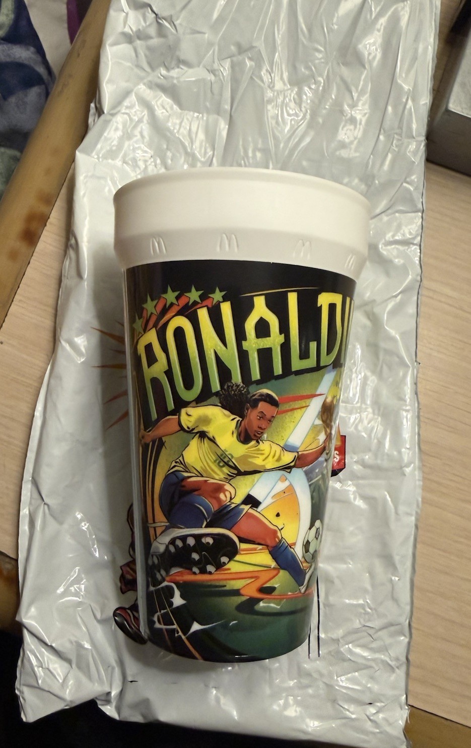 McDonald’s FIFA World Cup 2026 Soccer Ronaldinho(Brazil)Collectible Cup