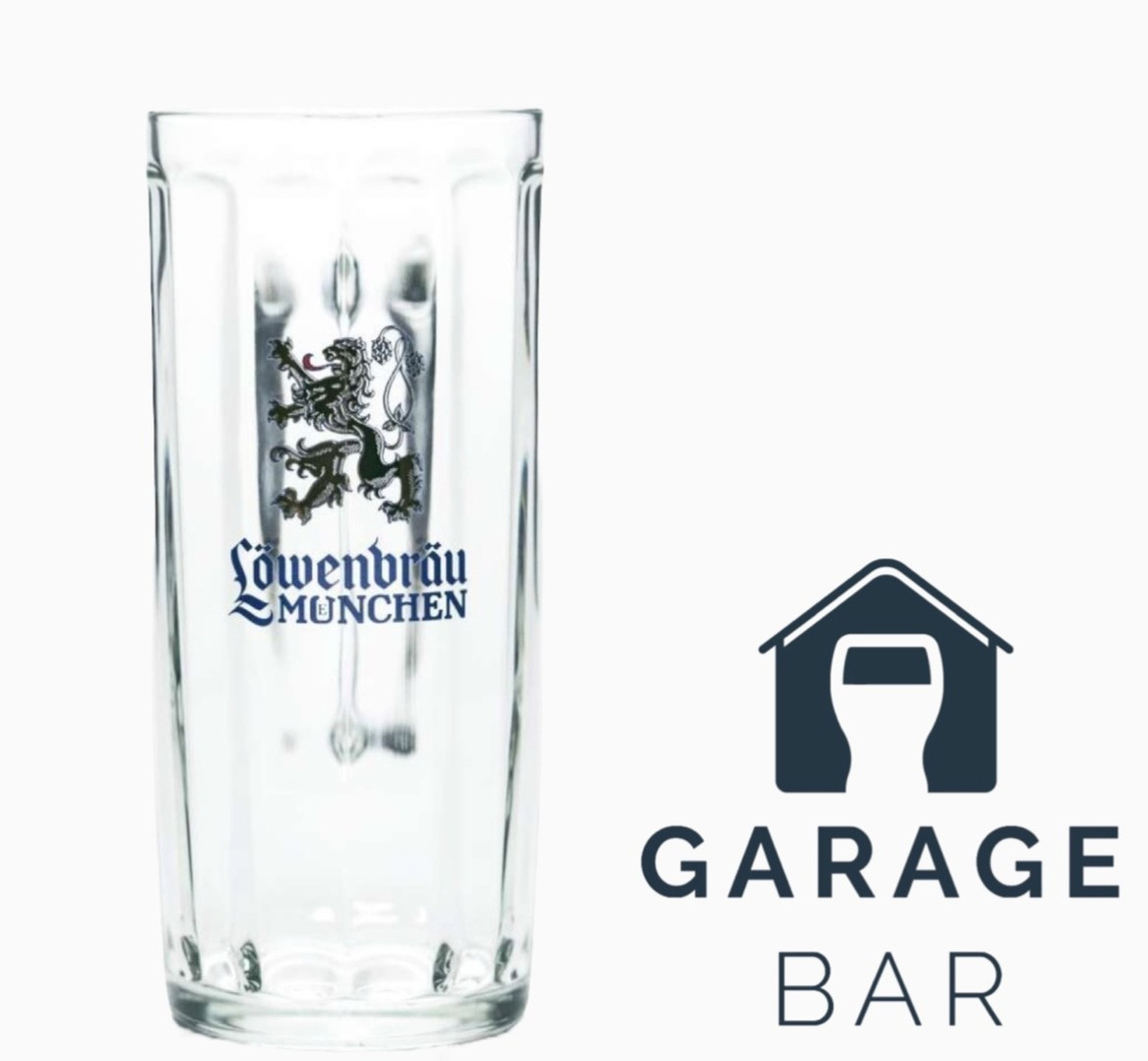 Single Lowenbrau Beer Glass Tankard Pint 50cl Brand New