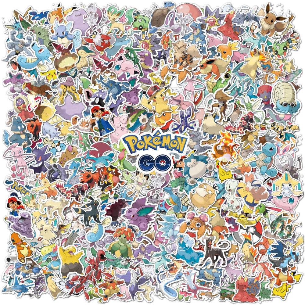 Pokemon Stickers 200 Pack Ultra Bundle Decal Sticker Lot Bulk Set – US Seller