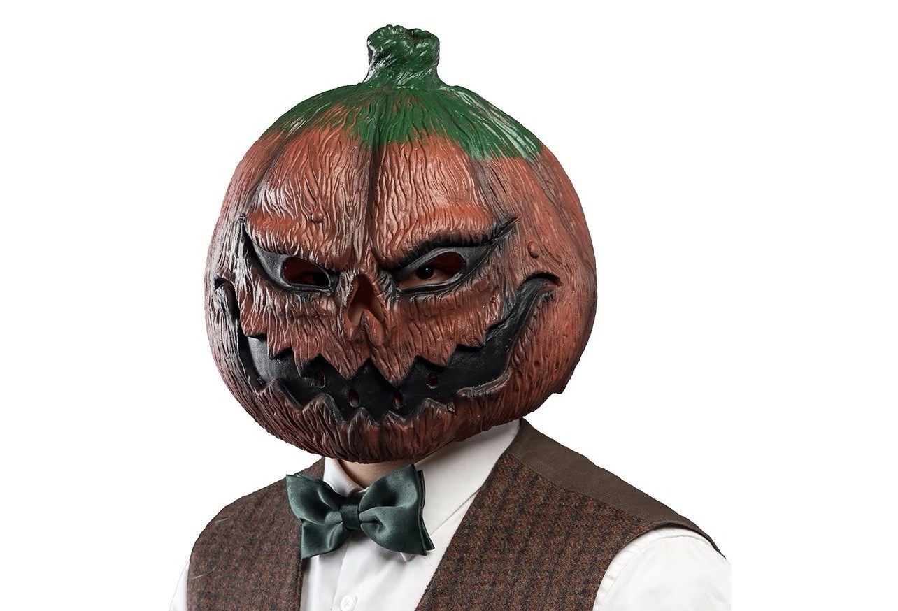 Latex Halloween Jack-O-Lantern Pumpkin Head Mask Teens/Adult (SEND A OFFER)