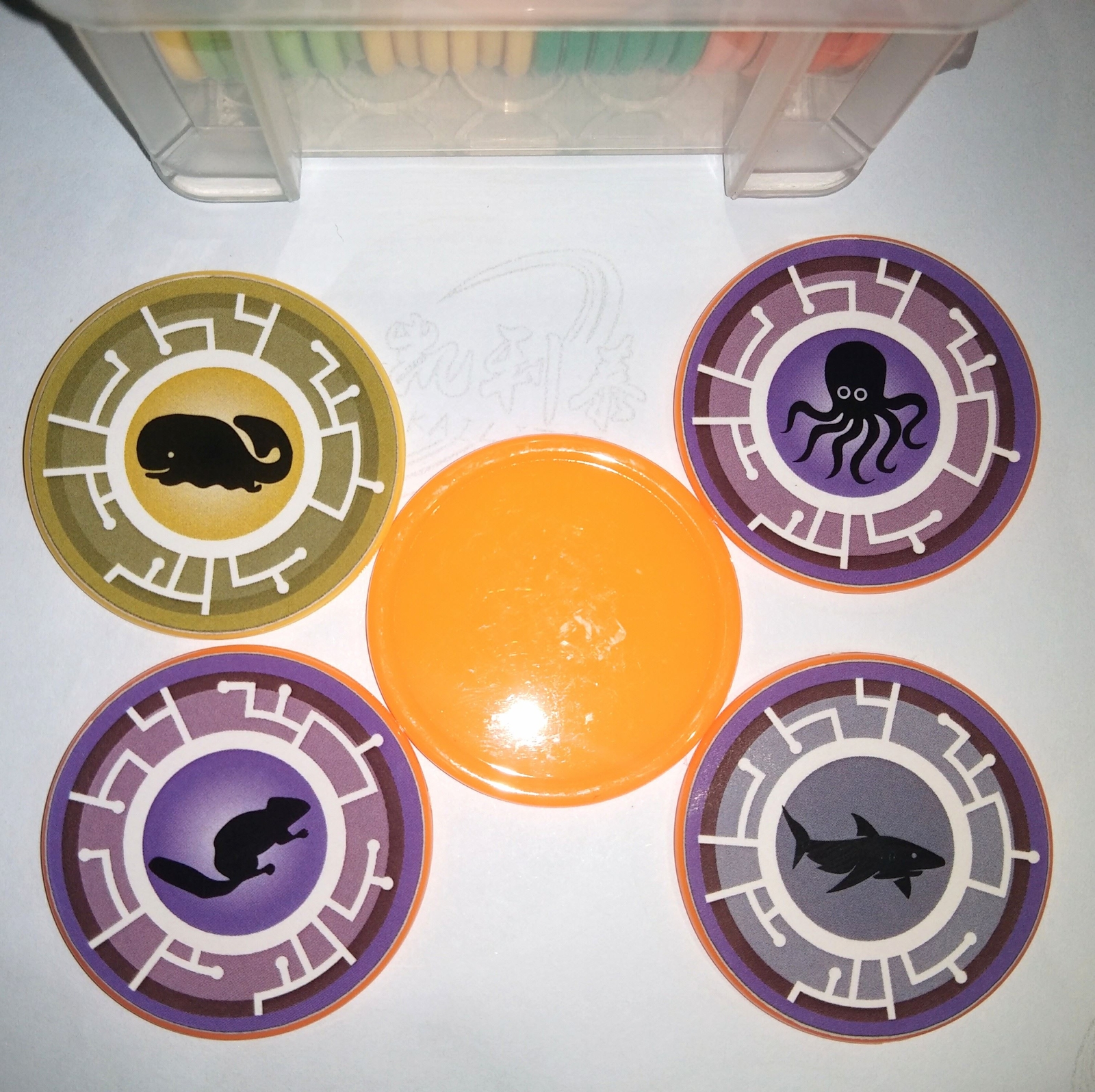 70 PCS Random Color Wild Kratts Novelty Power Discs